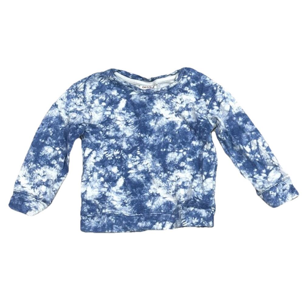 Cat & Jack Blue Tie Dye Long Sleeve 4T